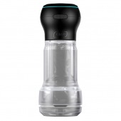 Набор PowerBlow   Feel Pocket Stroker Crystal: мастурбатор и интерактивная насадка - Kiiroo - в Копейске купить с доставкой