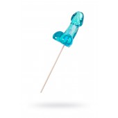 Голубой леденец в форме члена со вкусом блю кюрасао - 80 гр. - Sosuчki - купить с доставкой в Копейске