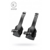 Черные подвесы с белой строчкой - Pecado - купить с доставкой в Копейске