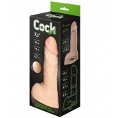 Телесный фаллоудлинитель с мошонкой Cock Next - 19 см. - LOVETOY (А-Полимер) - в Копейске купить с доставкой