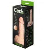 Телесный фаллоудлинитель с мошонкой Cock Next - 17 см. - LOVETOY (А-Полимер) - в Копейске купить с доставкой