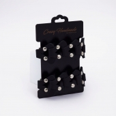 Черные кожаные оковы из звеньев - Crazy Handmade - купить с доставкой в Копейске