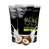 Набор из 3 съедобных лубрикантов JUJU со вкусом кокоса - JuJu - купить с доставкой в Копейске