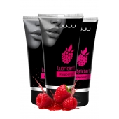 Набор из 3 съедобных лубрикантов JUJU со вкусом малины - JuJu - купить с доставкой в Копейске