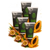 Набор из 5 съедобных лубрикантов JUJU со вкусом тропических фруктов - JuJu - купить с доставкой в Копейске