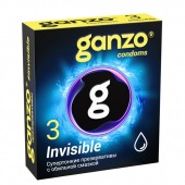 Супертонкие презервативы Ganzo Invisible - 3 шт. - Ganzo - купить с доставкой в Копейске