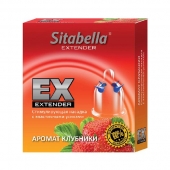 Стимулирующая насадка Sitabella Extender  Клубника - Sitabella - купить с доставкой в Копейске