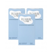 Набор из 3 упаковок ультратонких презервативов Pleasure Lab (по 12 шт.) - Pleasure Lab - купить с доставкой в Копейске