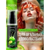 Съедобная смазка на водной основе с ароматом фейхоа - 60 гр. - Биоритм - купить с доставкой в Копейске