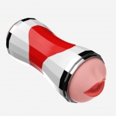 Двусторонний мастурбатор в колбе Power Grip Cup - вагина и ротик - Boys of Toys - в Копейске купить с доставкой