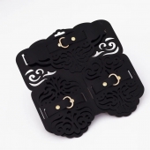 Фигурный набор для БДСМ-игр с узорами и золотистой фурнитурой - Crazy Handmade - купить с доставкой в Копейске