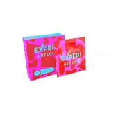 Презервативы с разогревающим эффектом Expert Hot Love - 3 шт. - Expert - купить с доставкой в Копейске