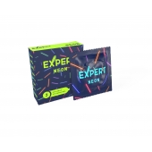 Светящиеся в темноте презервативы Expert Neon - 3 шт. - Expert - купить с доставкой в Копейске