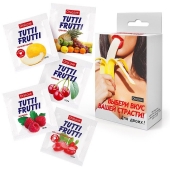 Набор из 5 саше съедобных смазок Tutti-Frutti - Биоритм - купить с доставкой в Копейске