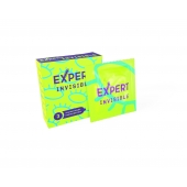 Ультратонкие презервативы Expert Invisible - 3 шт. - Expert - купить с доставкой в Копейске