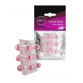 Прозрачная сквозная насадка на пенис с цветными шариками - Erowoman-Eroman - в Копейске купить с доставкой