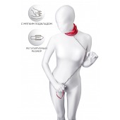 Красный ошейник с подкладкой из меха - ToyFa - купить с доставкой в Копейске