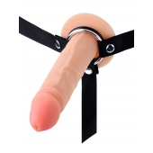 Мужской полый страпон на регулируемых ремнях - 18,5 см. - Sex Expert - купить с доставкой в Копейске