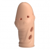 Телесная насадка на пенис Booker - 8 см. - Baile - в Копейске купить с доставкой