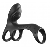 Черная насадка на пенис Ultimate Couples Cage Pro - Pipedream - в Копейске купить с доставкой