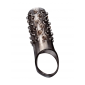 Дымчатая насадка на пенис с выпуклостями - 12 см. - Sex Expert - в Копейске купить с доставкой