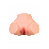 Телесный реалистичный мастурбатор-полуторс с 2 любовными входами - No Name - в Копейске купить с доставкой