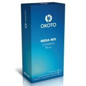 Презервативы OKOTO Mega Mix - 18 шт. - Sitabella - купить с доставкой в Копейске