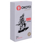 Точечные презервативы OKOTO Dotted - 12 шт. - Sitabella - купить с доставкой в Копейске