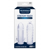 Набор из 2 прозрачных насадок на член Seductive Tickler Sleeves Set - NMC - в Копейске купить с доставкой