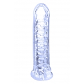 Прозрачная насадка-удлинитель Stretchy Touch - 18 см. - NMC - в Копейске купить с доставкой