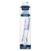 Прозрачная насадка-удлинитель Length Enhancer с подхватом - 22,3 см. - NMC - в Копейске купить с доставкой