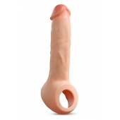 Телесная насадка-удлинитель Thrive 8.75 Inch Realistic Penis Extender Sleeve - 22,2 см. - Blush Novelties - в Копейске купить с доставкой