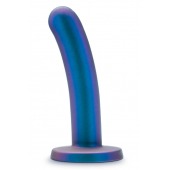 Синяя насадка с гладкой поверхностью Surrender 5.75 Inch Intermediate Pegging Dildo - 14,6 см. - Blush Novelties - купить с доставкой в Копейске