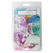 Набор из 3 эрекционных прозрачных колец - Boys of Toys - в Копейске купить с доставкой