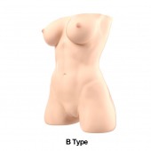 Телесный мастурбатор-торс Jessica B - Naked Factory - в Копейске купить с доставкой