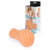 Эластичный мастурбатор в виде вагины телесного цвета - Sexy Girl - в Копейске купить с доставкой