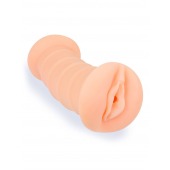 Телесный двусторонний мастурбатор с вибропулей и эрекционными кольцами в комплекте - Sexy Girl - в Копейске купить с доставкой