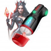 Интерактивный мастурбатор Raven с вакуумом, вибрацией и подсветкой - Shots Media BV - в Копейске купить с доставкой