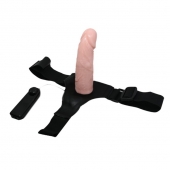 Реалистичный страпон-фаллоимитатор на трусиках Ultra Passionate Harness - 15 см. - Baile - купить с доставкой в Копейске