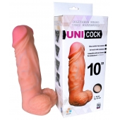 Фаллическая насадка Харнесс UNICOCK 10  - 25 см. - LOVETOY (А-Полимер) - купить с доставкой в Копейске