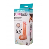 Фаллическая насадка Харнесс UNICOCK 5,5  - 17 см. - LOVETOY (А-Полимер) - купить с доставкой в Копейске