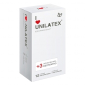 Ультратонкие презервативы Unilatex Ultra Thin - 12 шт. + 3 шт. в подарок - Unilatex - купить с доставкой в Копейске