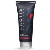 Увлажняющая смазка на водной основе с ароматом клубники Srtawberry - 100 мл. - Erotist Lubricants - купить с доставкой в Копейске