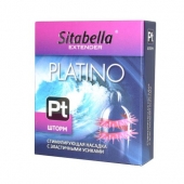 Стимулирующая насадка со спиралью из усиков Platino  Шторм - Sitabella - купить с доставкой в Копейске