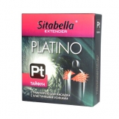 Стимулирующая насадка с шипиками по бокам Platino  Тайфун - Sitabella - купить с доставкой в Копейске