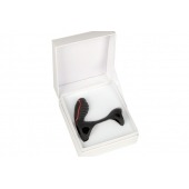 Чёрная насадка на фаллос Gladiator + LRS  с трехкнопочным пультом управления - Adrien Lastic - в Копейске купить с доставкой