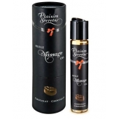 Массажное масло с ароматом шоколада Huile de Massage Gourmande Chocolat - 59 мл. - Plaisir Secret - купить с доставкой в Копейске