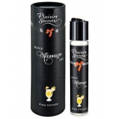 Массажное масло с ароматом пина колады Huile de Massage Gourmande Pina Colada - 59 мл. - Plaisir Secret - купить с доставкой в Копейске