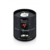 Массажная свеча с ароматом кокоса Bougie de Massage Gourmande Coco - 80 мл. - Plaisir Secret - купить с доставкой в Копейске