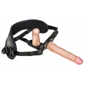 Женский страпон с вагинальной пробкой Woman Strap - 18 см. - LOVETOY (А-Полимер) - купить с доставкой в Копейске